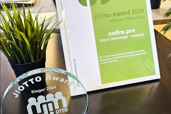 J!Otto Website-Preis für webgras